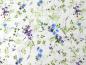 Preview: Patchworkstoff Clothworks aus der Serie Flowershop lila blau Blüten auf weiß filigran Baumwollstoff